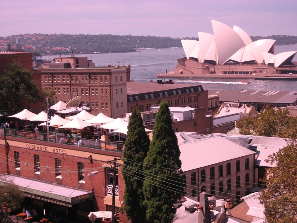 Вечеринка на крыше паба The Glenmore, The Rocks