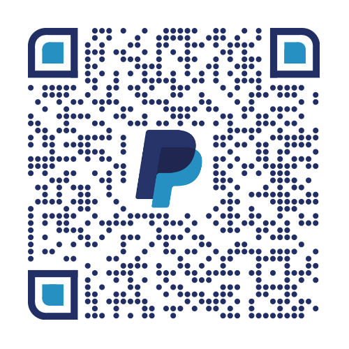 QR код для оплаты через PayPal